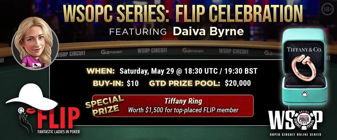 GGPoker i Fantastic Ladies In Poker przedstawiają specjalny Turniej WSOP Super Circuit z pulą $20,000