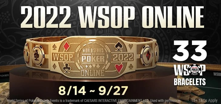 WSOP Online Powraca na GGPoker 14 sierpnia!