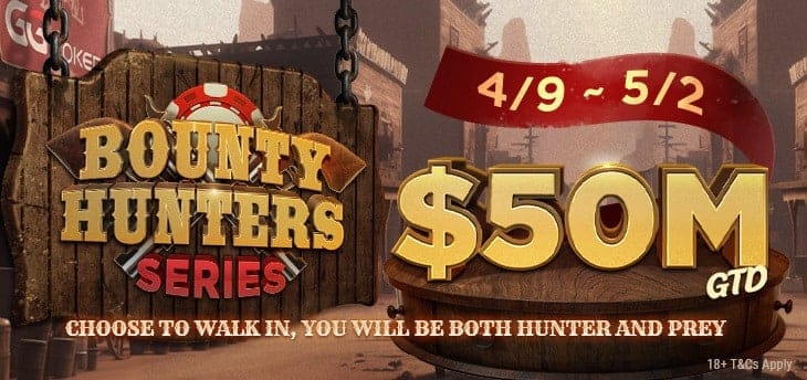 $50 MLN Gwarantowane w Bounty Hunters Series na GGPoker
