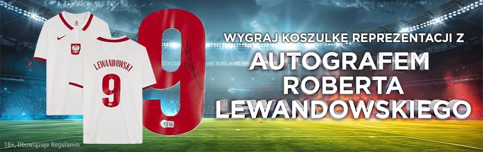 Wygraj oryginalną koszulkę reprezentacji Polski z autografem Roberta Lewandowskiego!
